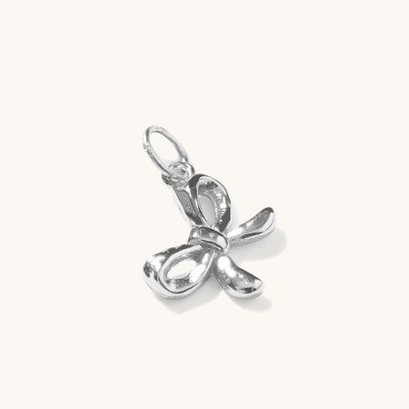 Bow Pendant Silver